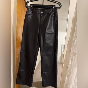 Stradivarius Black Wide Leg Jeans